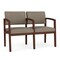 Lesro Lenox 2 Seat Tandem Seating W/ Arm, 44 in W 26 in L 31.5 in H LW2103 - alternate 1